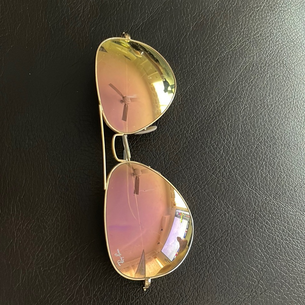 Rayban Aviator Rose Flash